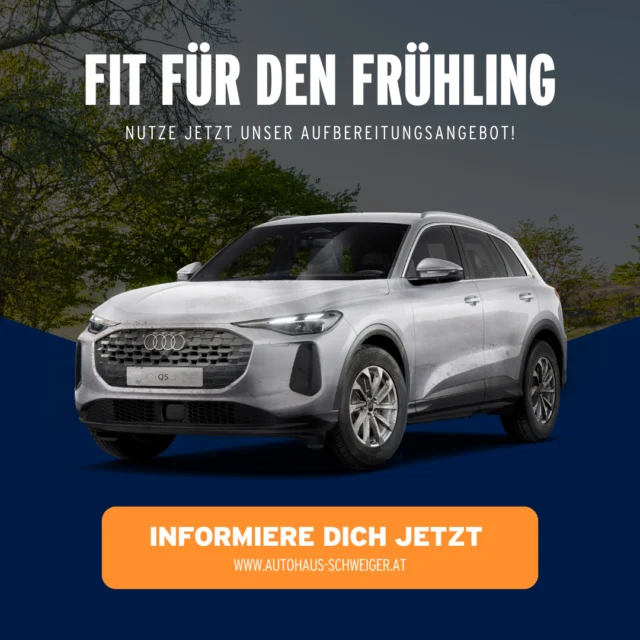 Der Winter hat seine Spuren hinterlassen? Zeit für eine professionelle Fahrzeugaufbereitung! 🚗✨ Wir bringen dein Auto zum Strahlen – innen & außen.⁠
⁠
Buche jetzt deinen Termin und starte die Saison mit einem blitzsauberen Auto! 😁⁠
⁠
👉 Unsere Angebote zur Aufbereitung findest du unter den Links in der Bio! 📲⁠
⁠
#fahrzeugaufbereitung #autohausschweiger